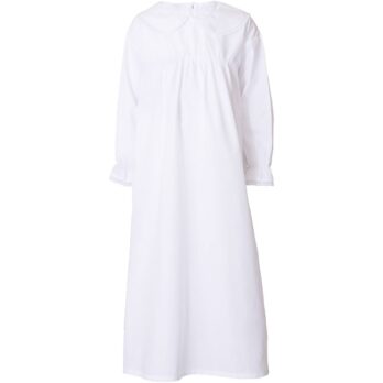 Lucia kleit, L: 101 cm, L: 45 cm, suurus 122/128 cm, valge, 1 tk.