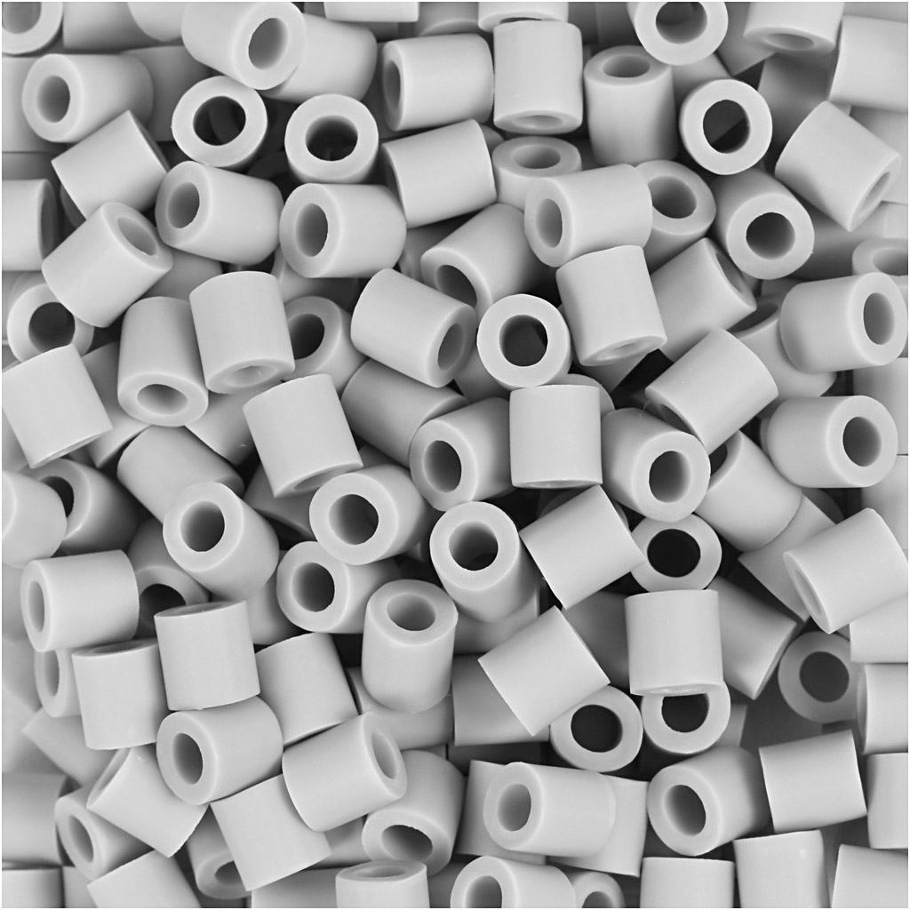 NABBI BioBeads, suurus 5x5 mm, augu suurus 2,5 mm, keskmine, hall, 3000 tk/ 1 pakk