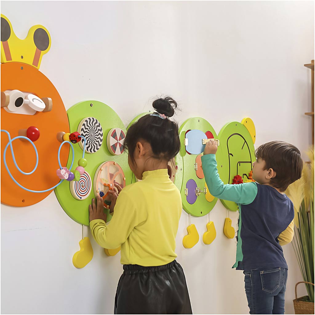 VIGA Activity Play Wall, K: 83 cm, L: 185 cm, 1 tk. - Image 5