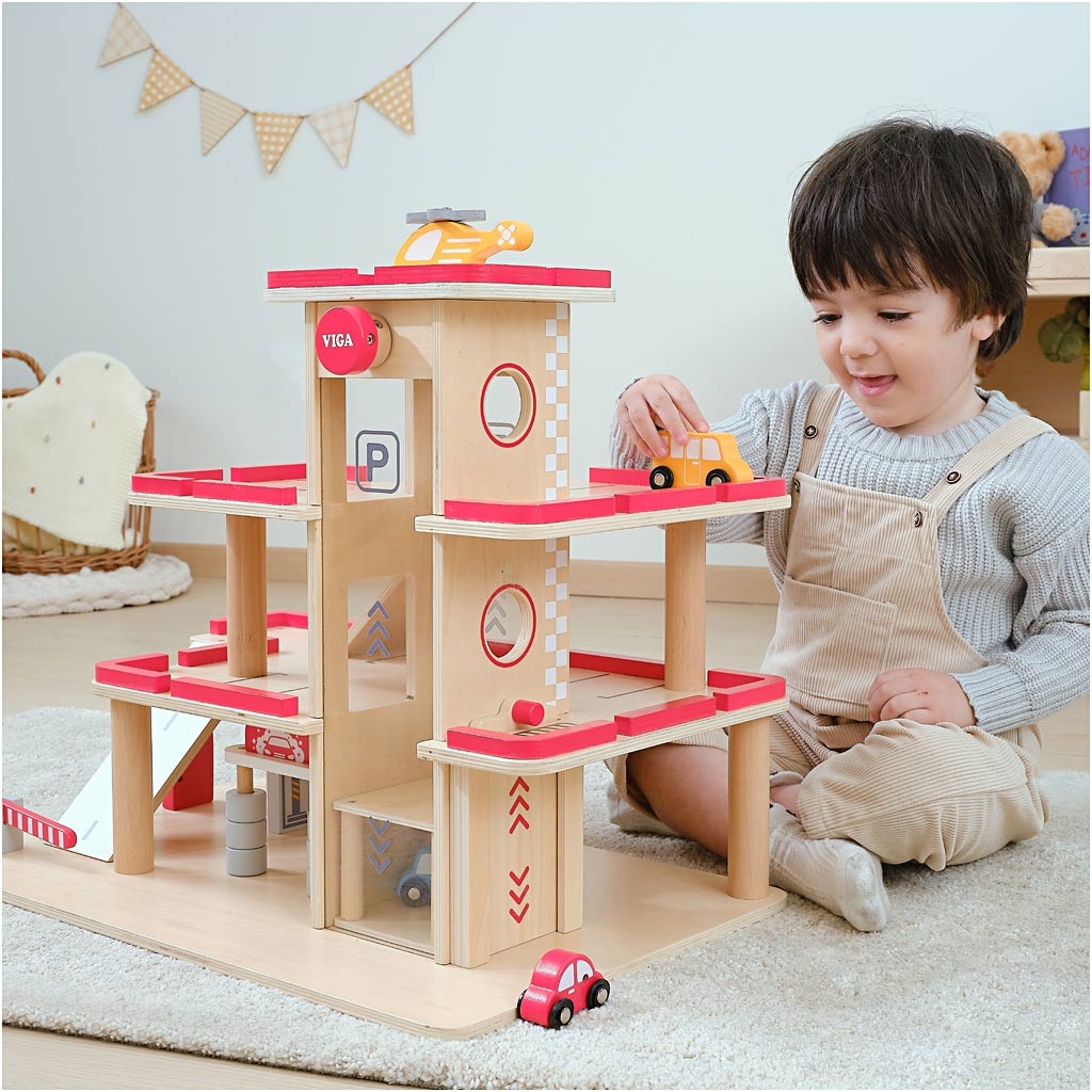 VIGA mänguasja garaaž, suurus 58x37x45,3 cm, 1 tk/ 1 pakk - Image 2