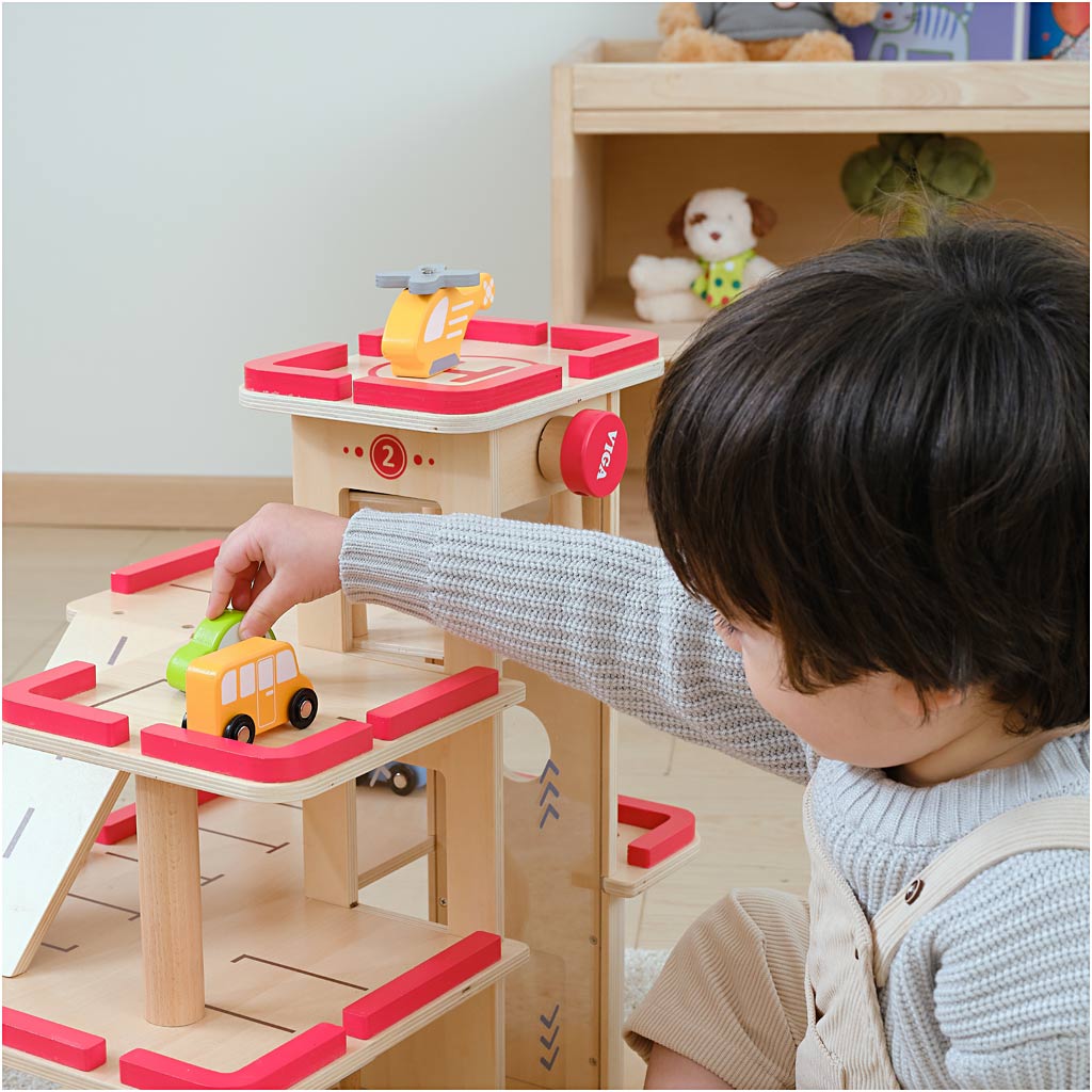 VIGA mänguasja garaaž, suurus 58x37x45,3 cm, 1 tk/ 1 pakk - Image 3