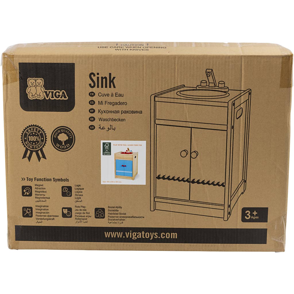 VIGA mänguvann, suurus 40x54x36 cm, 1 tk - Image 2