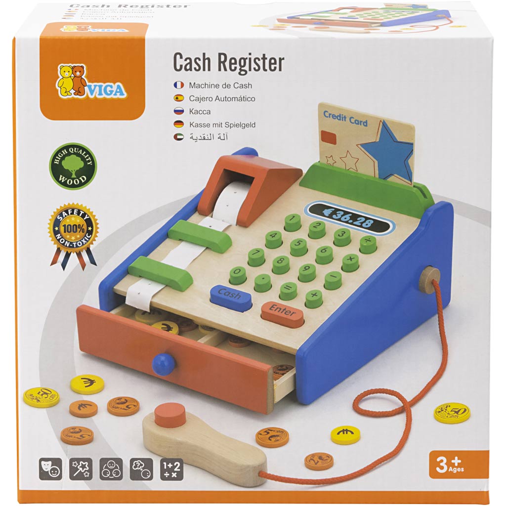 VIGA kassaaparaat, suurus 18x18x10 cm, 1 tk - Image 3