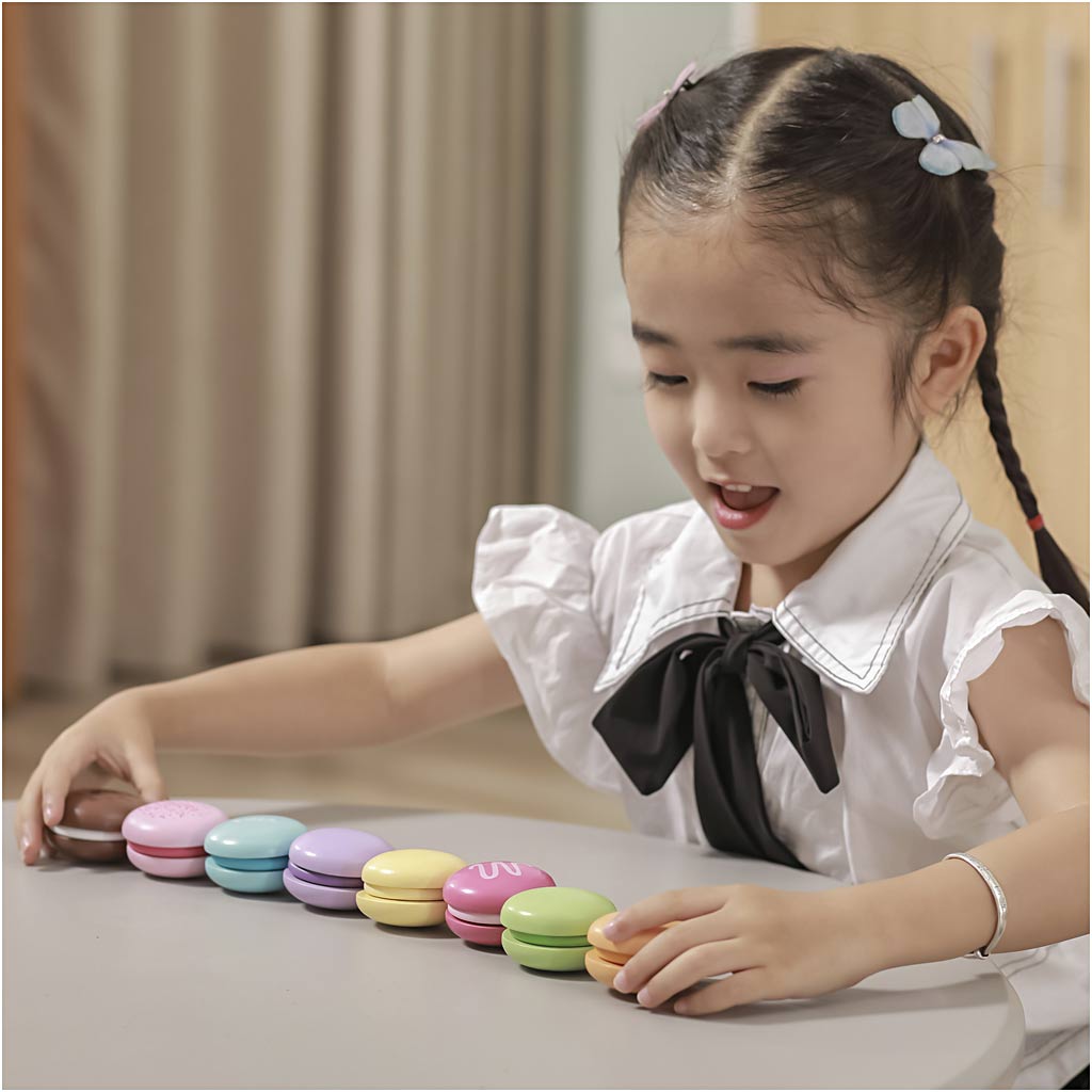 VIGA puidust makaronid, suurus 4,5 cm, 8 tk/ 1 pakk - Image 4