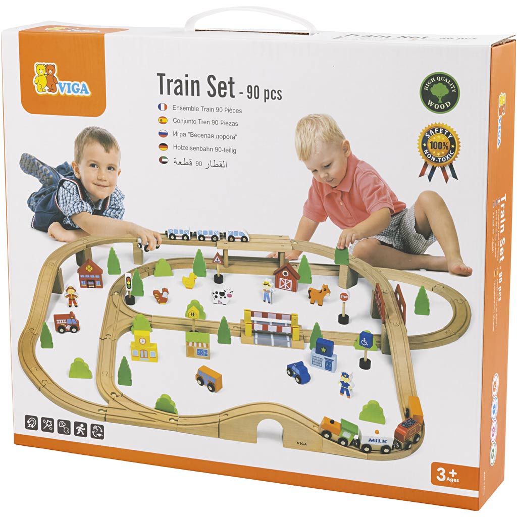 VIGA Raudtee ja linn, 90 osa/ 1 komplekt - Image 2