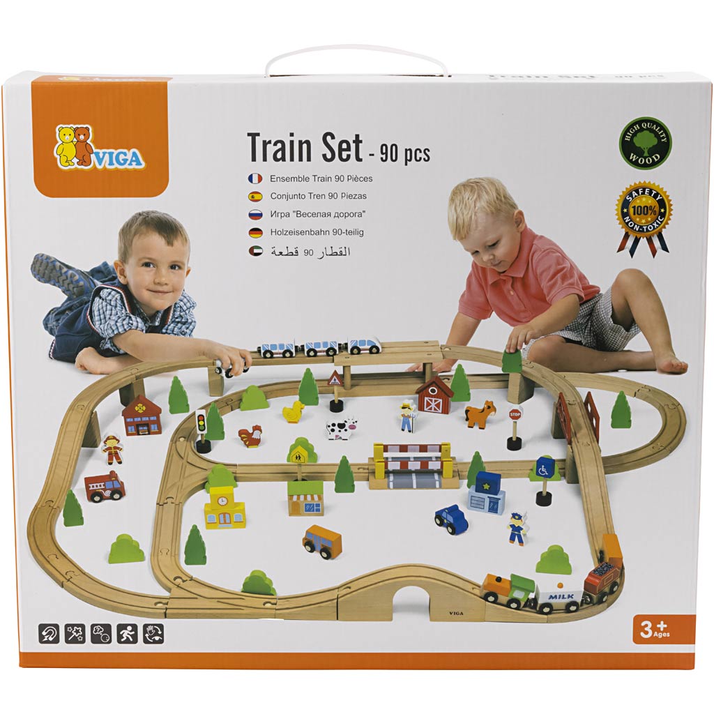 VIGA Raudtee ja linn, 90 osa/ 1 komplekt - Image 3