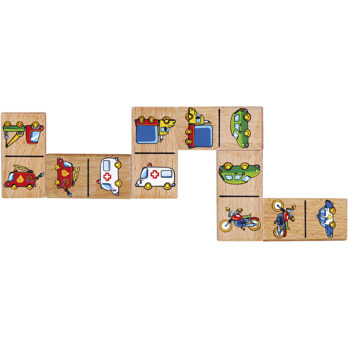 VIGA doomino lastele, sõidukid, 28 pusletükki, 1 tk