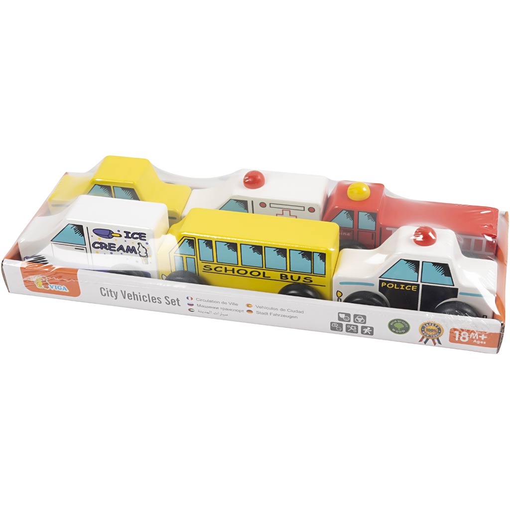 VIGA miniautod, tarbesõidukid, suurus 7-9 cm, 6 osa/ 1 komplekt - Image 3