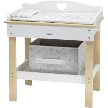 VIGA Nukule mõeldud muutmislaud koos vanniga, K: 50 cm, L: 54,5 cm, S: 30 cm, 1 tk.