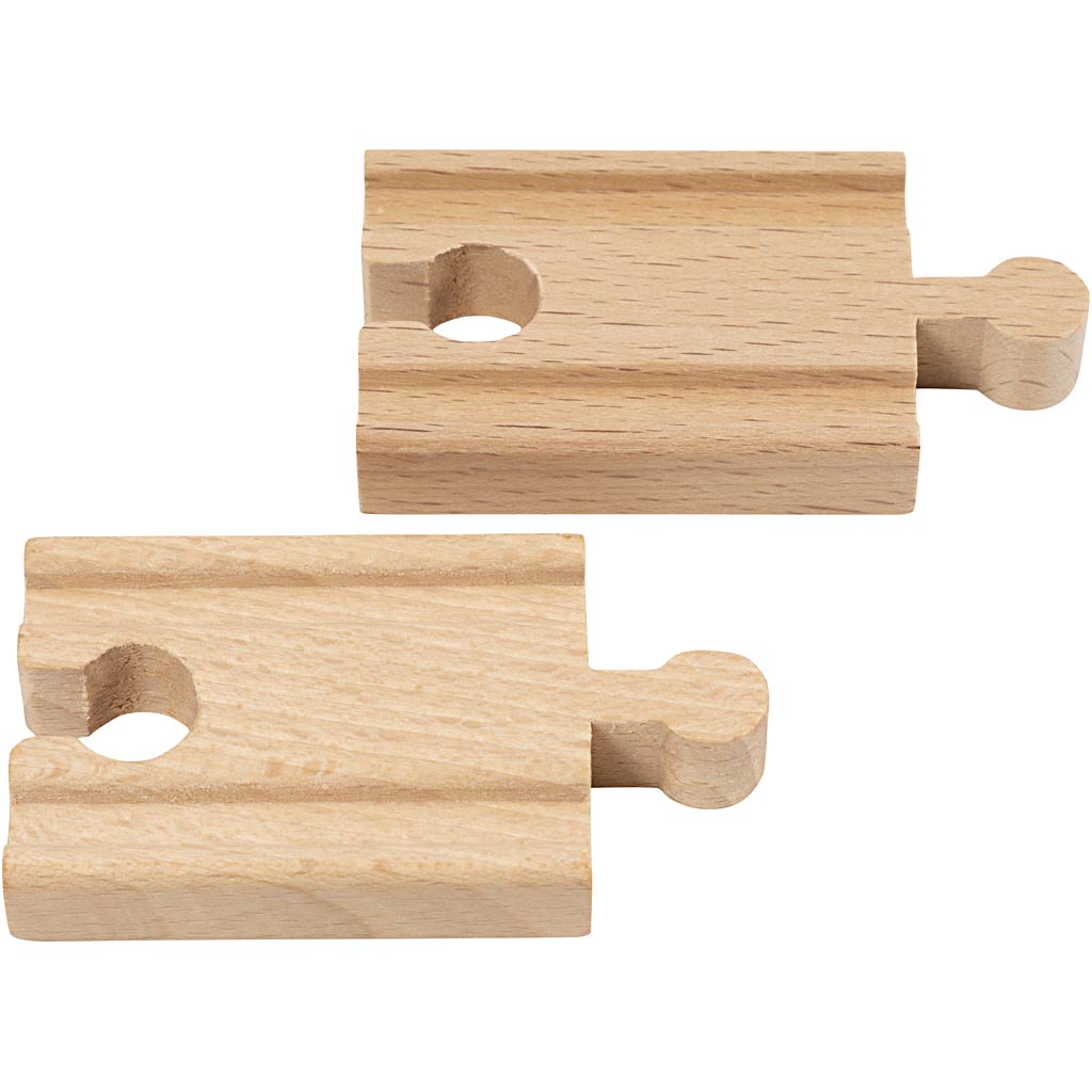 VIGA raudteerööpad, sirged, L: 5,5 cm, 4 tk/ 1 pakk