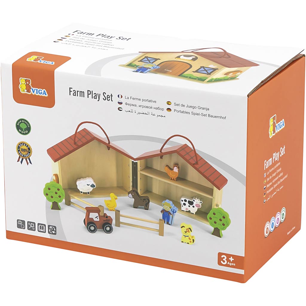 VIGA Farmi komplekt, K: 13 cm, L: 23 cm, L: 17 cm, 1 tk. - Image 2