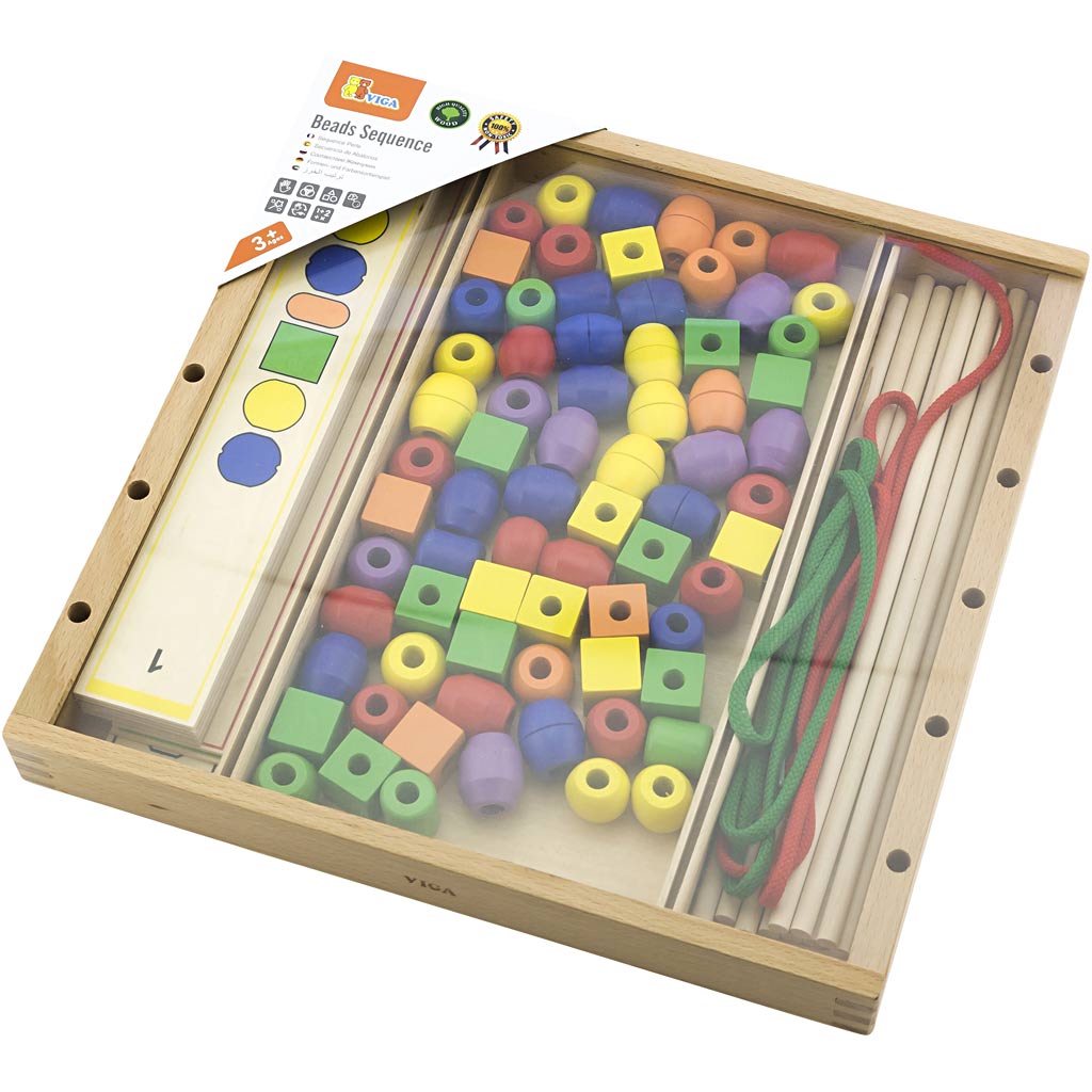 VIGA helmemäng, K: 4 cm, L: 33 cm, L: 33 cm, 94 osa/ 1 pakk - Image 2