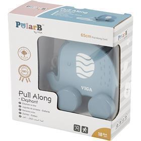 VIGA pull along Elephant, suurus 11 cm, sinine, 1 tk - Image 2