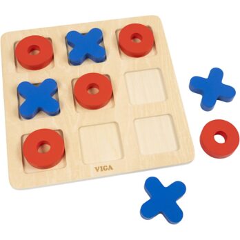 VIGA Tic Tac Toe, K: 0,9 cm, L: 22, L: 22 cm, 1 tk.