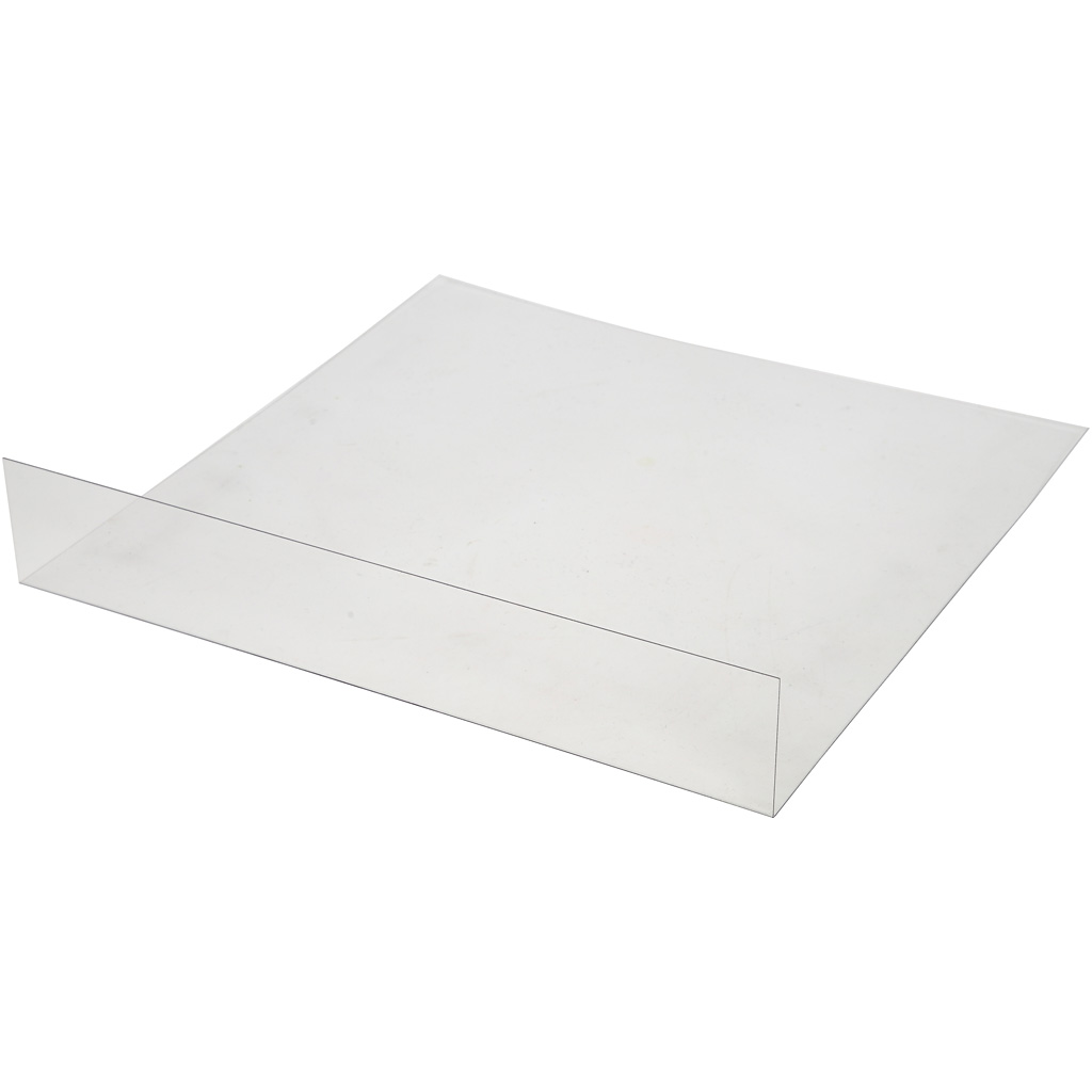Akrüülist lisa, suurus 375x380 mm, läbipaistev, 1 tk
