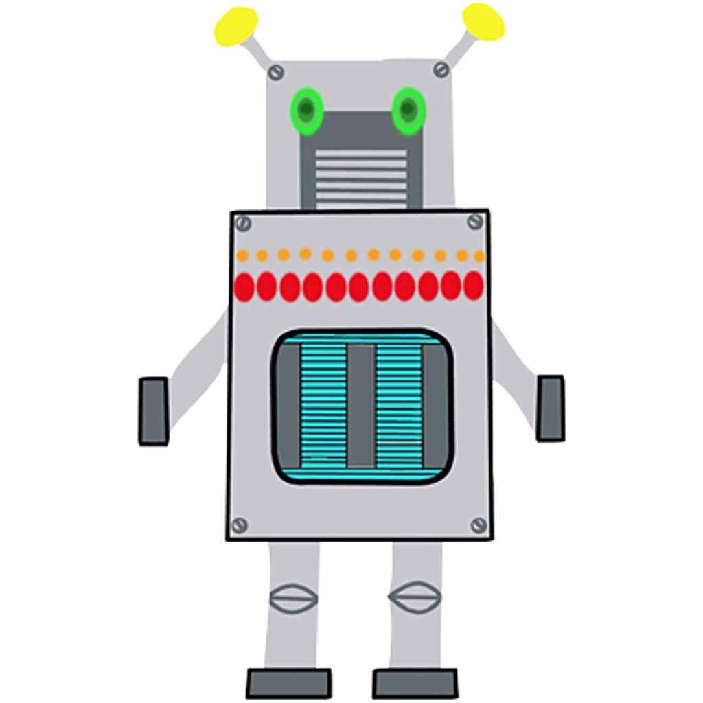 Robotid, kõrgus: 22,5-24 cm, laius: 15-16 cm, 230 g, valge, 16 tk/ 1 pakk - Image 3