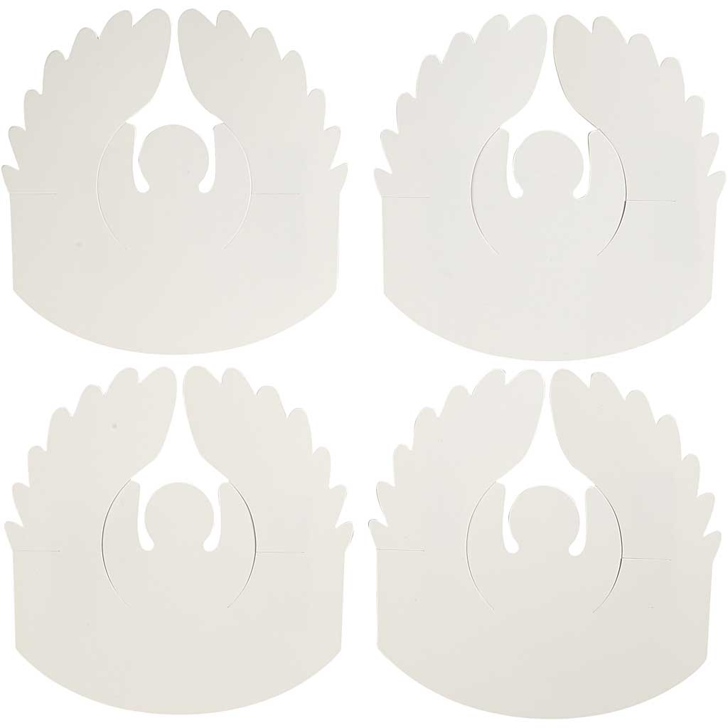 Inglid, H: 10,5 cm, diameeter. 7 cm, 230 g, valge, 25 tk/ 1 pakk - Image 4