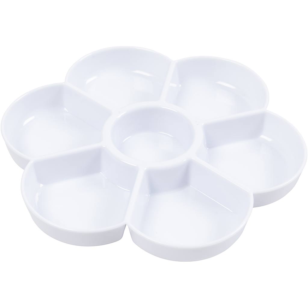 Palett, diameeter. 17,5 cm, valge, 1 tk