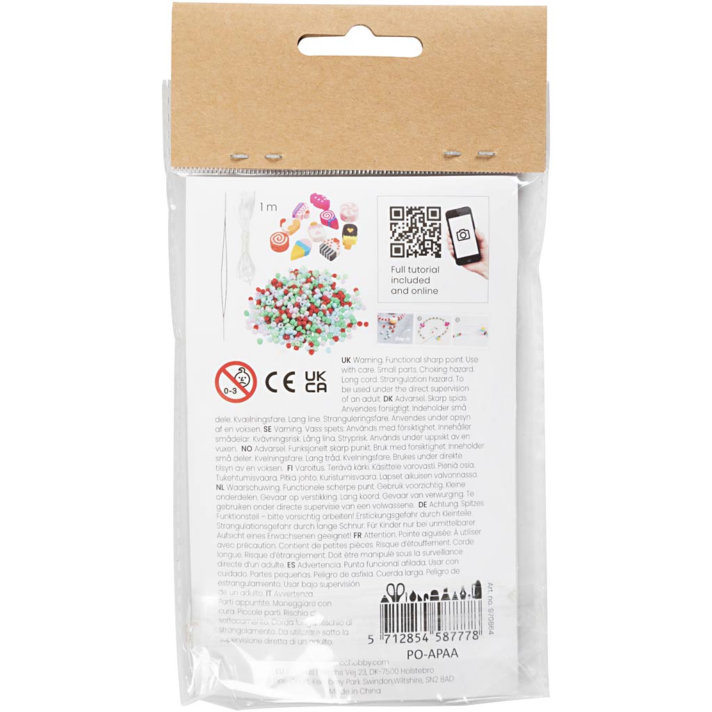 Mini Craft Kit Ehted, Elastne käevõru ja sõrmus, 1 pakk - Image 2