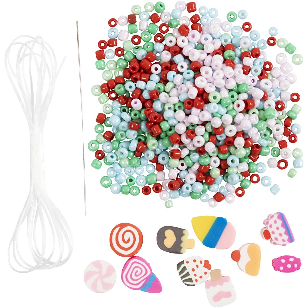 Mini Craft Kit Ehted, Elastne käevõru ja sõrmus, 1 pakk - Image 4