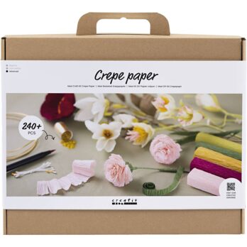 Maxi Craft Kit Krepppaber, lilled, krepppaberi osakaal: 180%, 105 g, 1 pakk