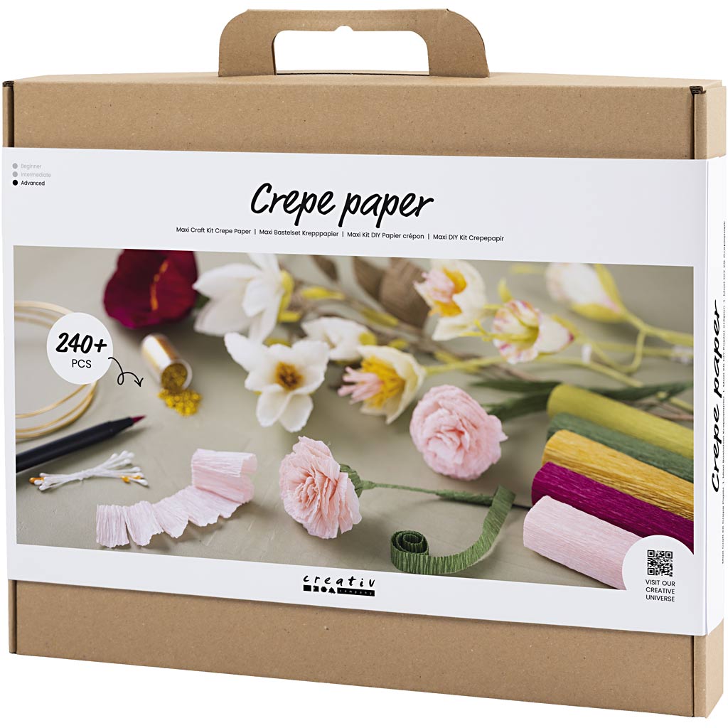 Maxi Craft Kit Krepppaber, lilled, krepppaberi osakaal: 180%, 105 g, 1 pakk - Image 3