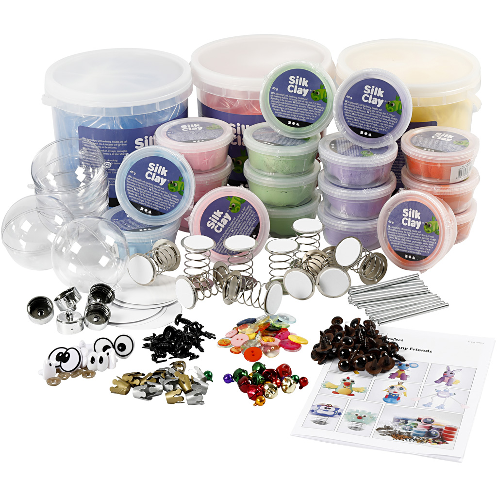 Funny Friends, klassikomplekt, erinevad värvid, 1 komplekt