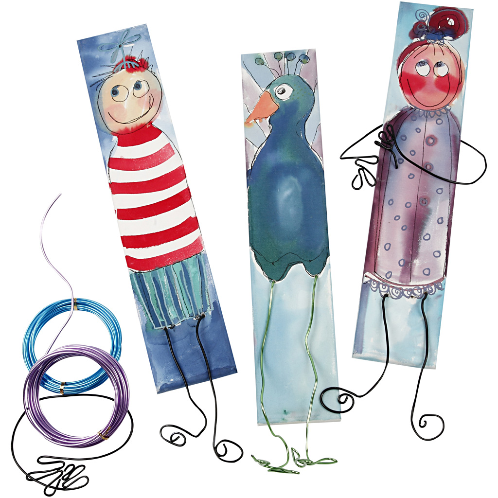 Pikk akvarellkangas, valge, 20 tk, 1 komplekt - Image 2