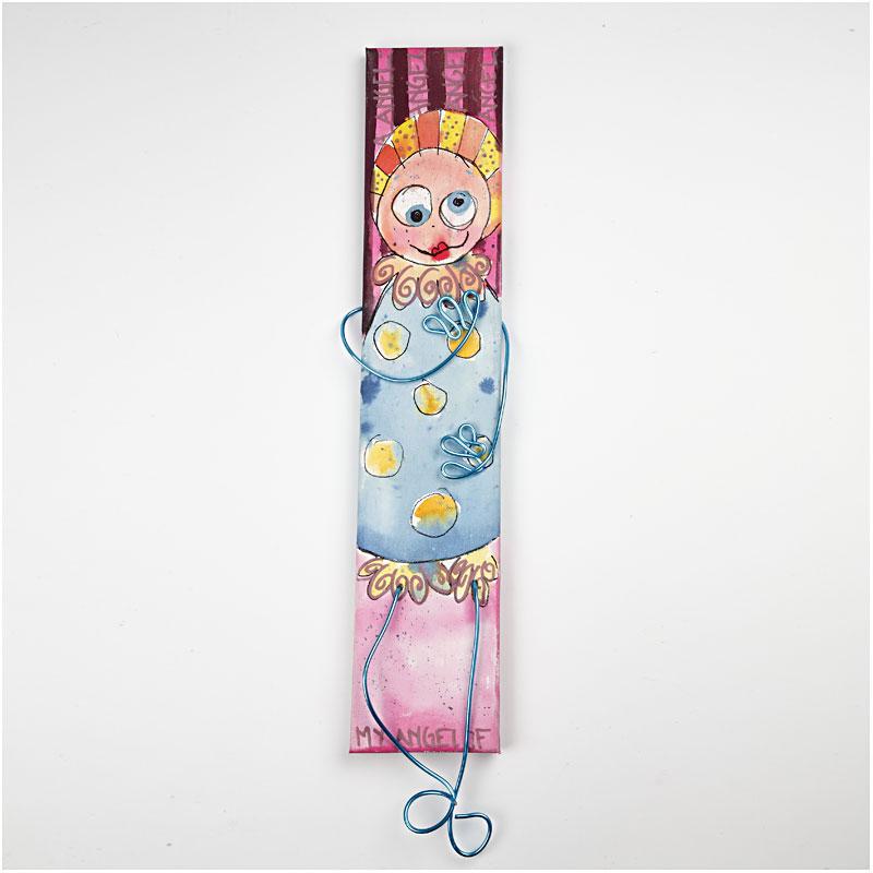 Pikk akvarellkangas, valge, 20 tk, 1 komplekt - Image 3