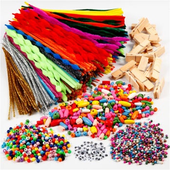 Lõbusad pulgad ja torupuhastusvahendid, erinevad värvid, 1 komplekt