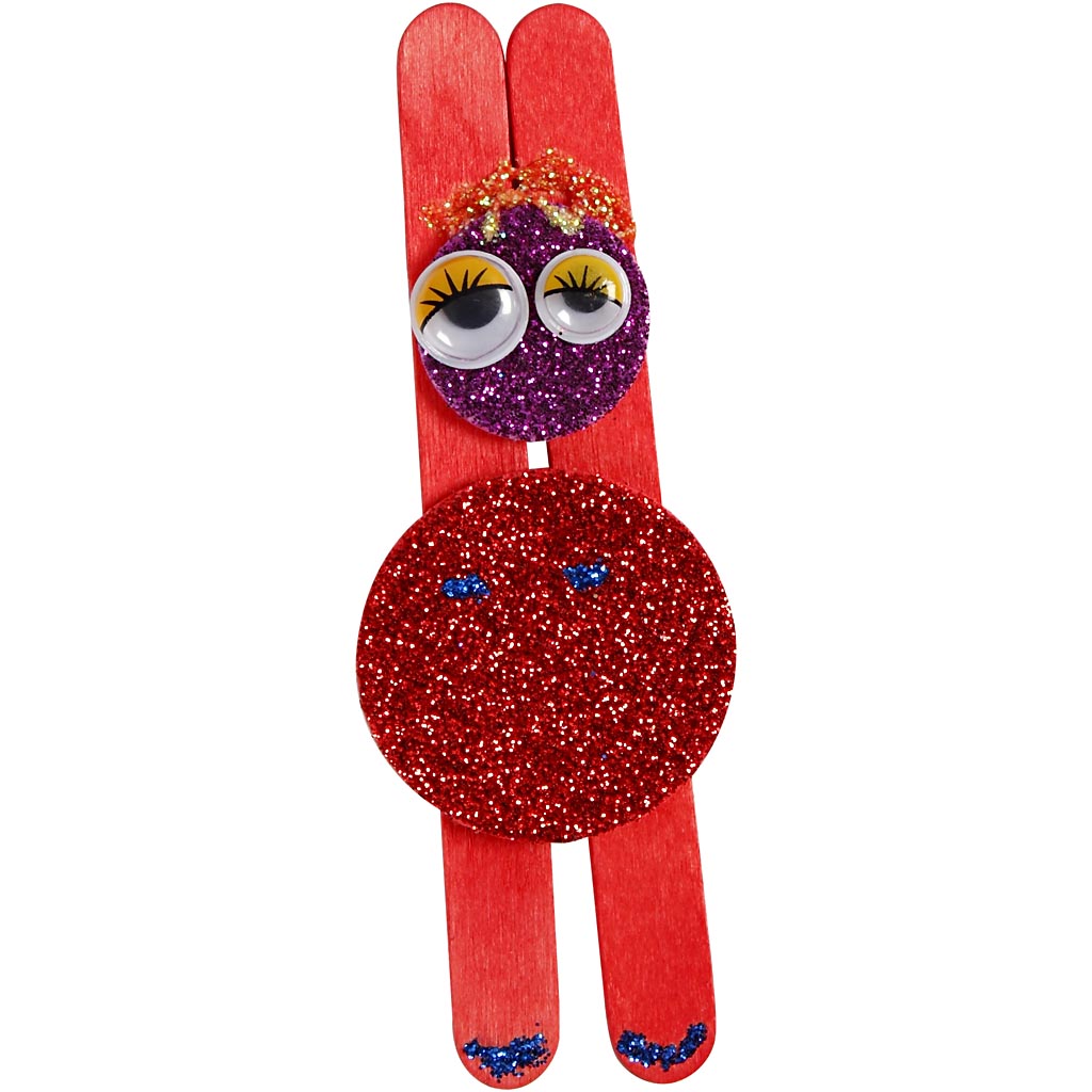 Glitter- ja puupulgad, erinevad värvid, 1 komplekt - Image 5