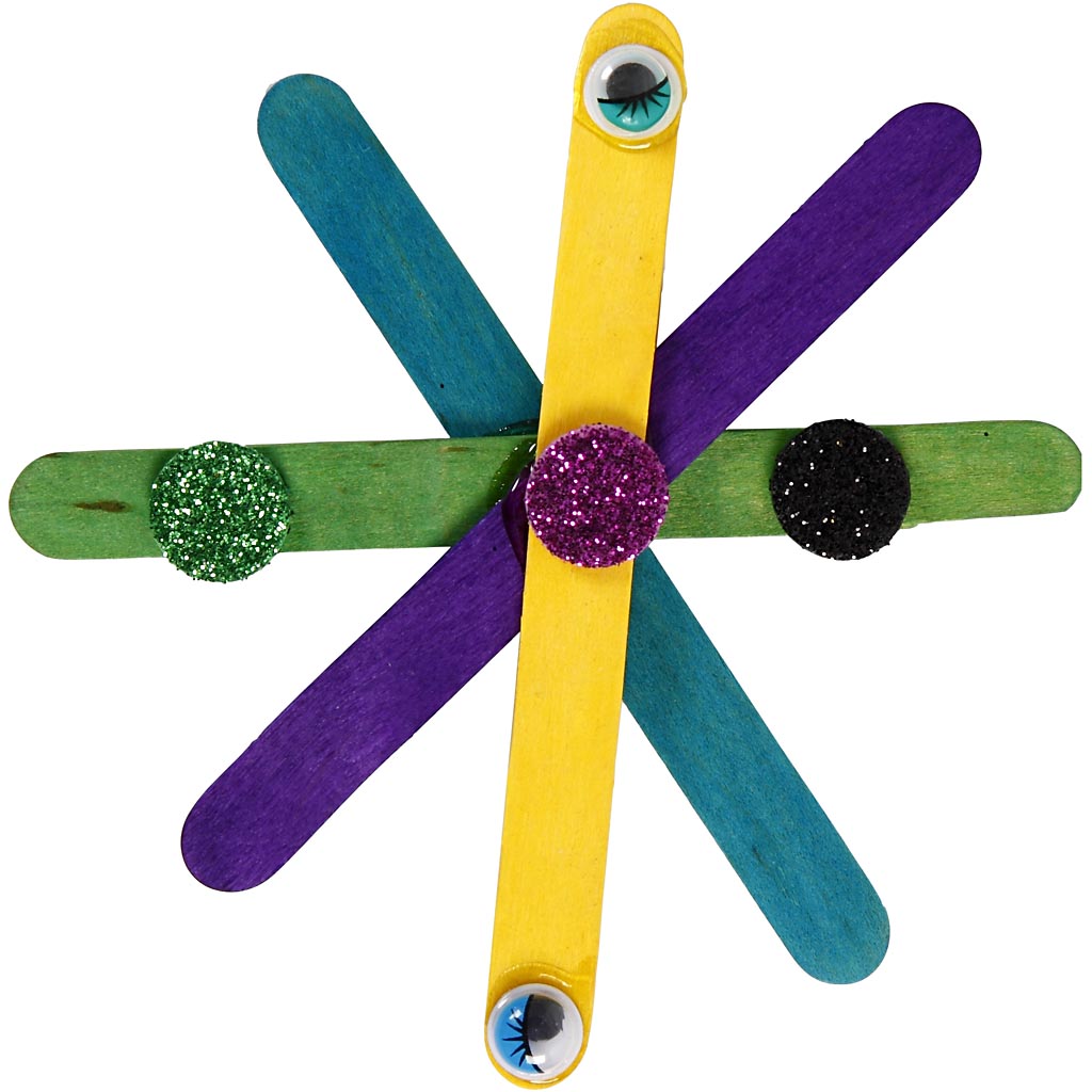 Glitter- ja puupulgad, erinevad värvid, 1 komplekt - Image 6