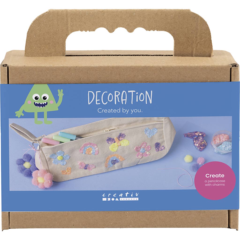 Mini Craft Kit Dekoratsioon, pliiatsikarp, pastellvärvid, 1 pakk
