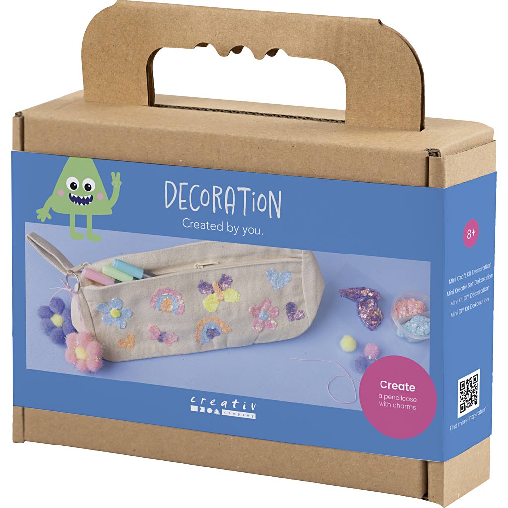 Mini Craft Kit Dekoratsioon, pliiatsikarp, pastellvärvid, 1 pakk - Image 3