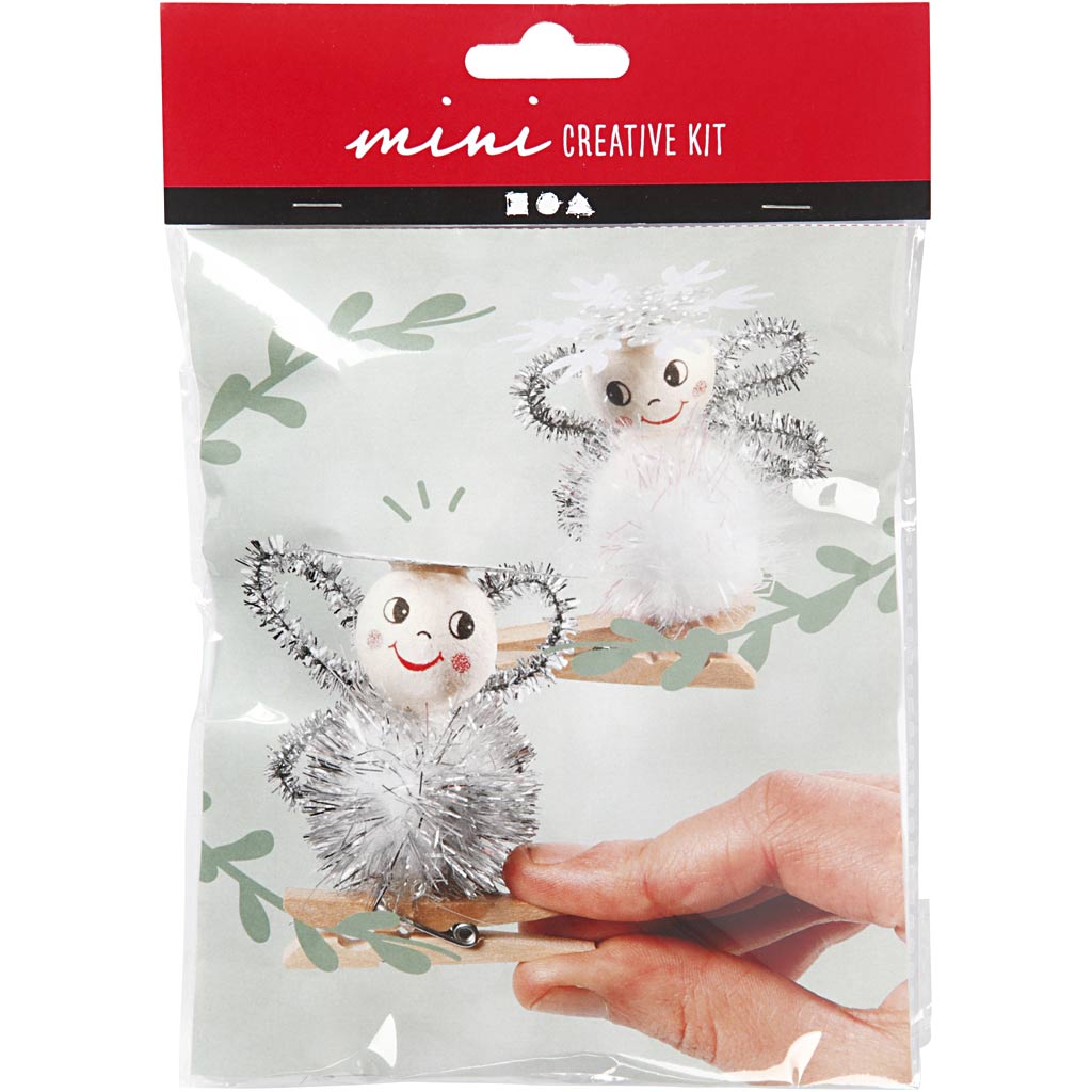 Mini Craft Kit, inglid puuküünaldega, 1 pakk