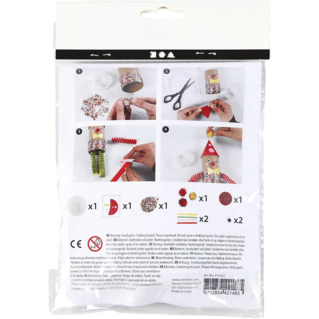 Mini Craft Kit, WC-kloun, 1 pakend - Image 2