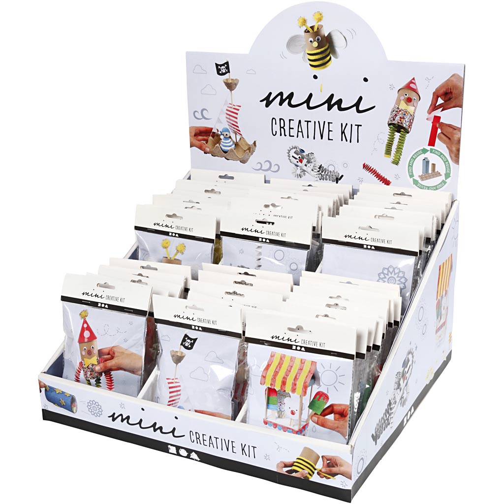 Laua väljapanek koos Mini Craft Kit'iga, 60 komplekti/ 1 pakk