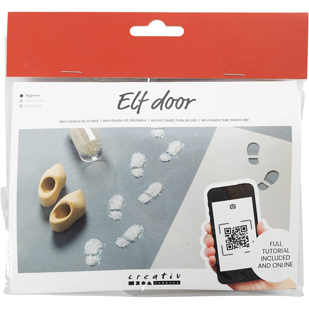 Mini Craft Kit Elf Door, Jalajäljed, 1 pakk