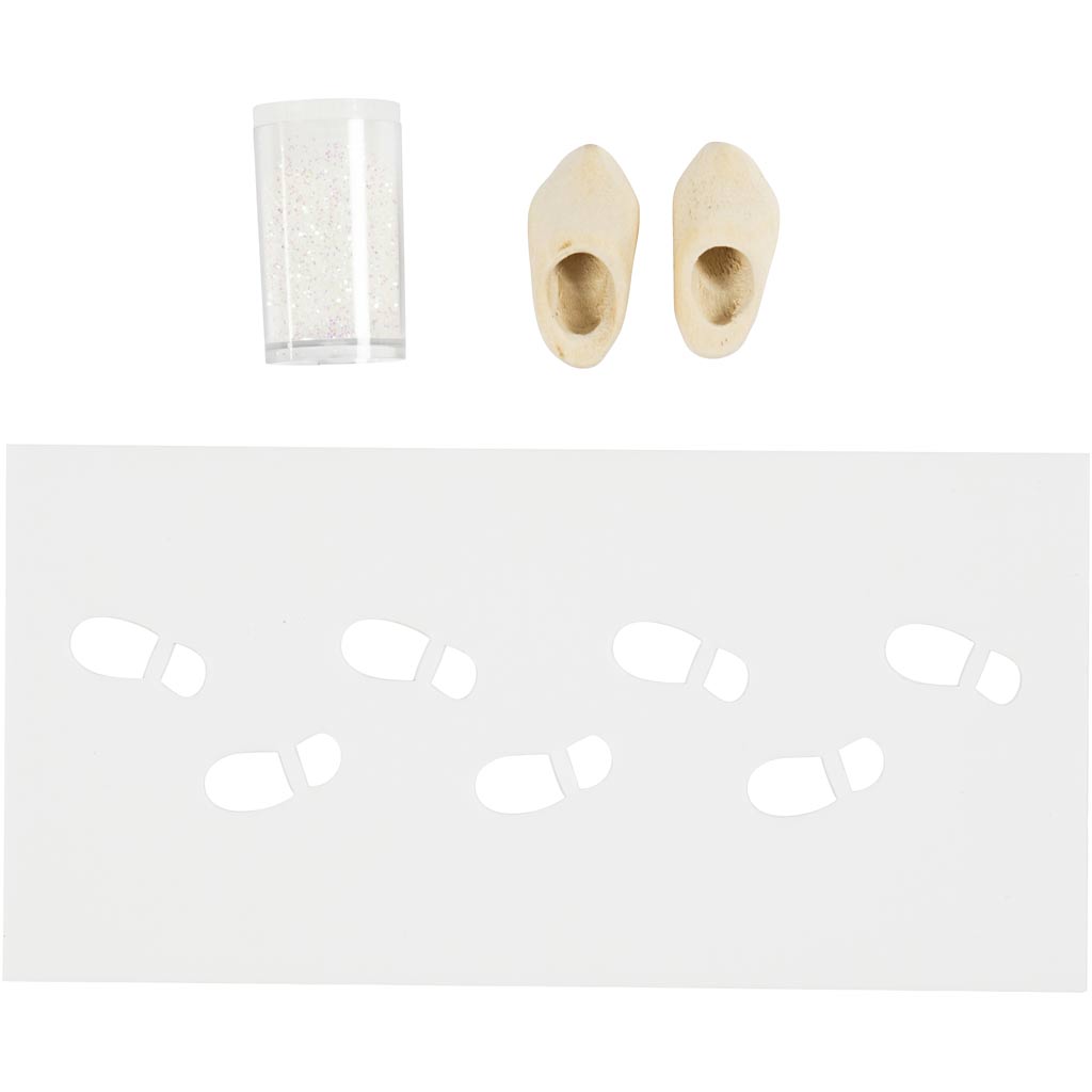 Mini Craft Kit Elf Door, Jalajäljed, 1 pakk - Image 3