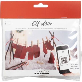 Mini Craft Kit Elf Door, pesumaja, 1 pakk