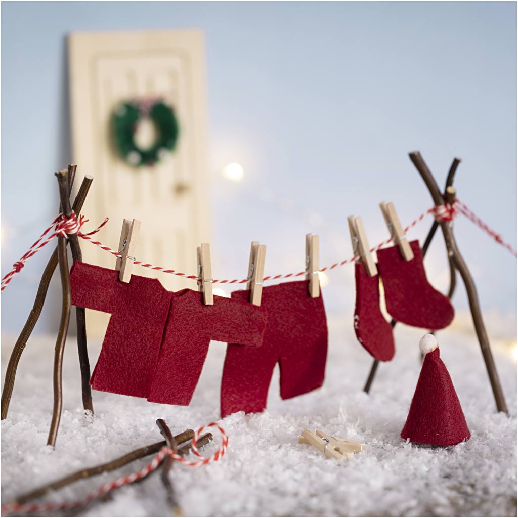 Mini Craft Kit Elf Door, pesumaja, 1 pakk - Image 4