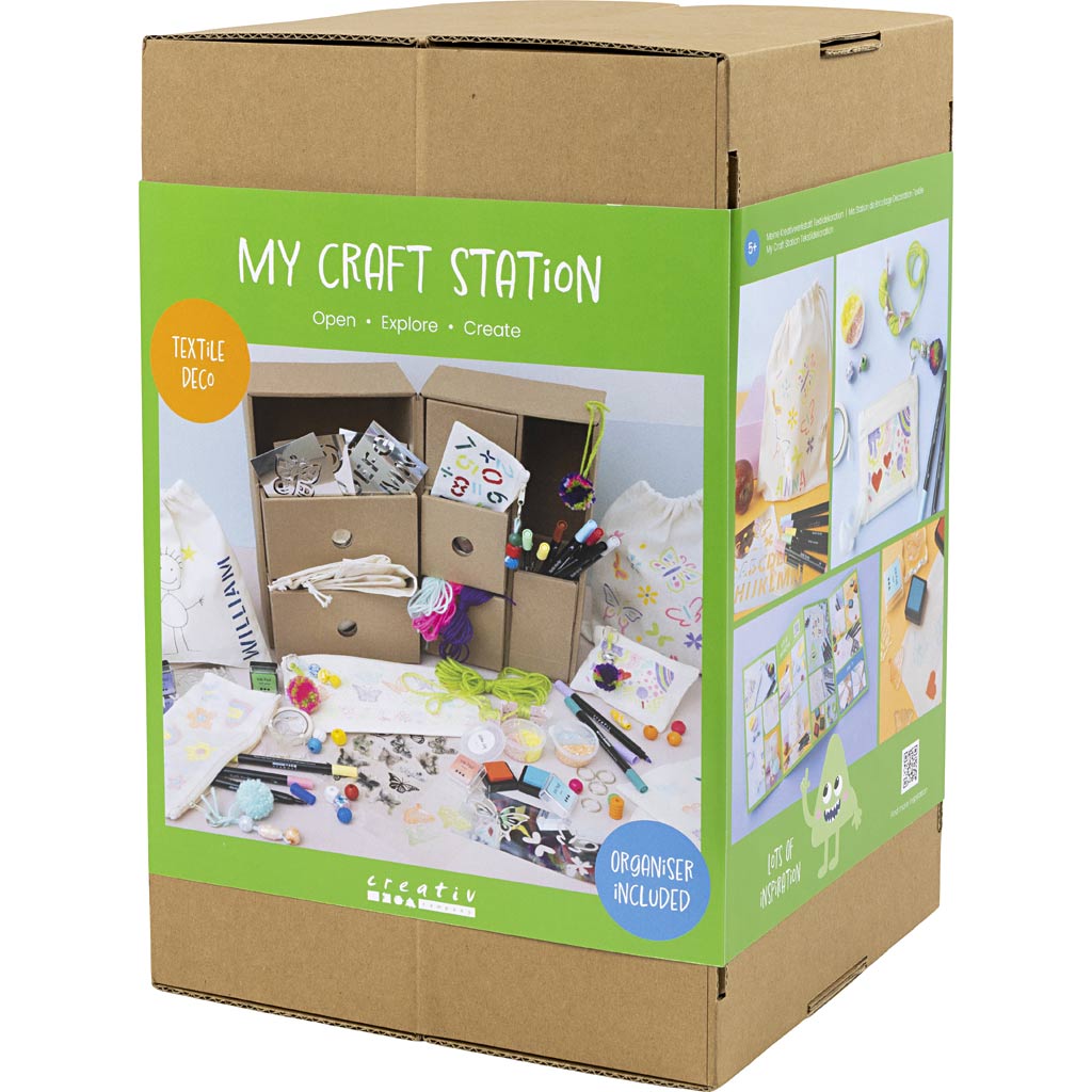 My Craft Station Tekstiilikaunistus, erinevad värvid, 1 tk/ 1 pakk - Image 3