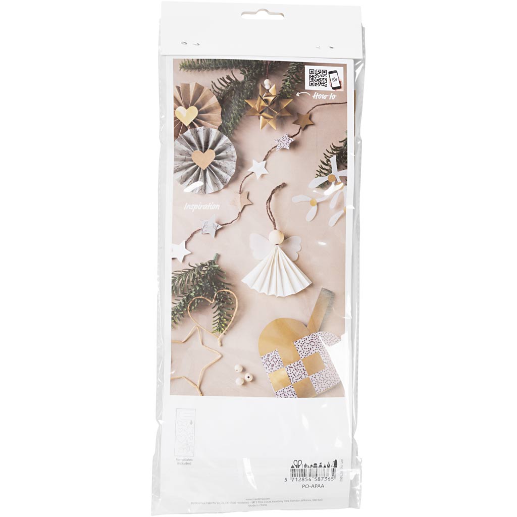 Creative Mix, paberi käsitöö, naturaalne, 1 pakk - Image 2