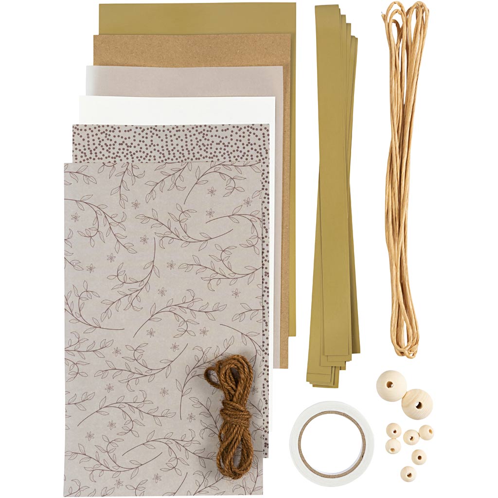 Creative Mix, paberi käsitöö, naturaalne, 1 pakk - Image 3