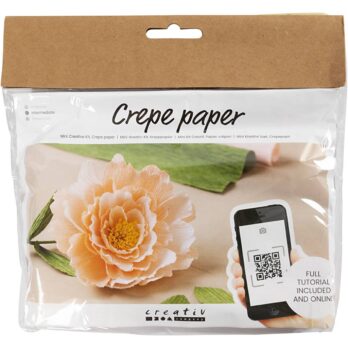 Mini Craft Kit Krepppaber, Pööni, kreepi suhe: 180%, 105 g, 1 pakk