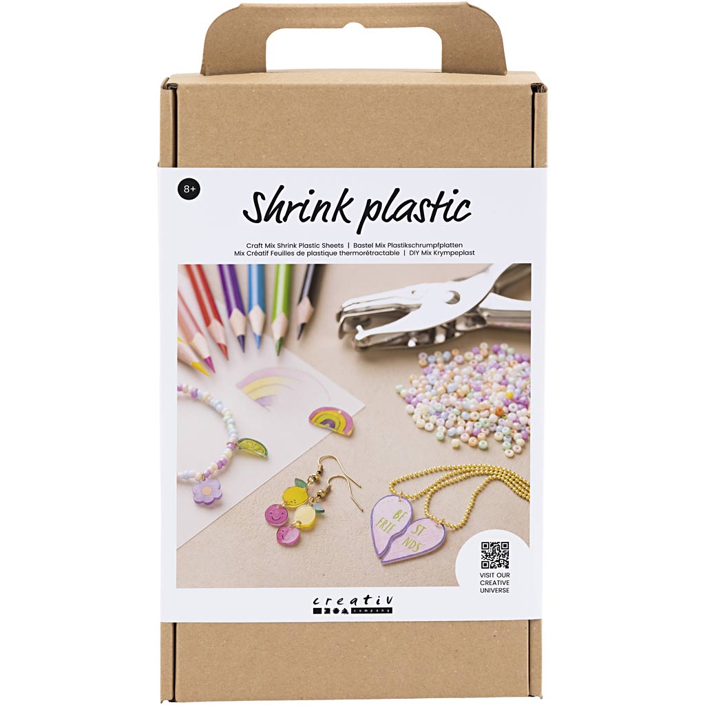 Craft Mix Shrink Plastic Sheets, ehted, 1 pakk - Image 2
