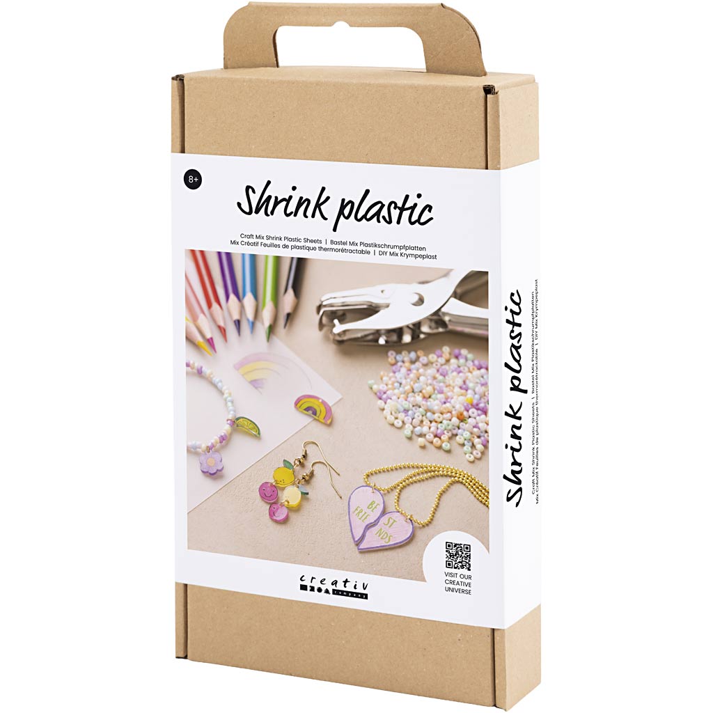 Craft Mix Shrink Plastic Sheets, ehted, 1 pakk - Image 4