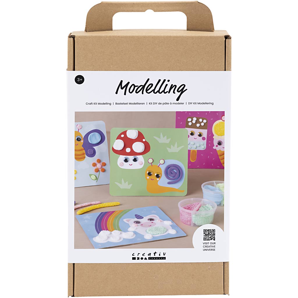 Craft Kit modelleerimine, dekoratiivne plaat, 1 pakk