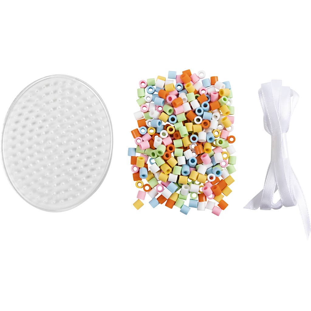 Mini Craft Kit Fuse Beads, munade rippuvad kaunistused, erinevad värvid, 1 pakk - Pilt 3