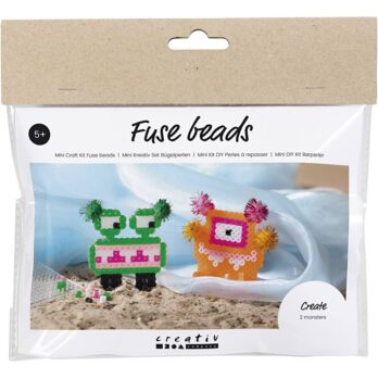 Mini Craft Kit Fuse helmed, Monster, erinevad värvid, 1 pakk